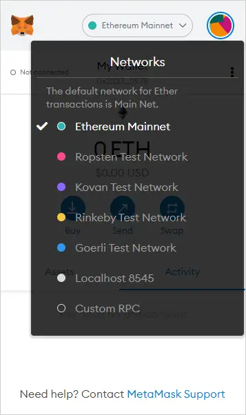 Connect to Ethereum Mainnet